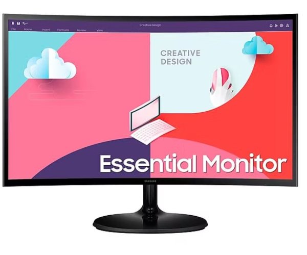 מסך קעור Samsung Essential S3 S36C 24'' VA FHD 3Y