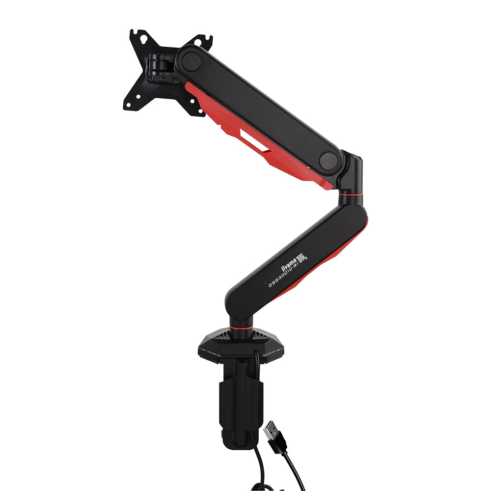 זרוע למסך גיימינג IIYAMA Elite Gaming Aluminium Gas Monitor Arm 17''-30'' Desk Clamp/Grommet