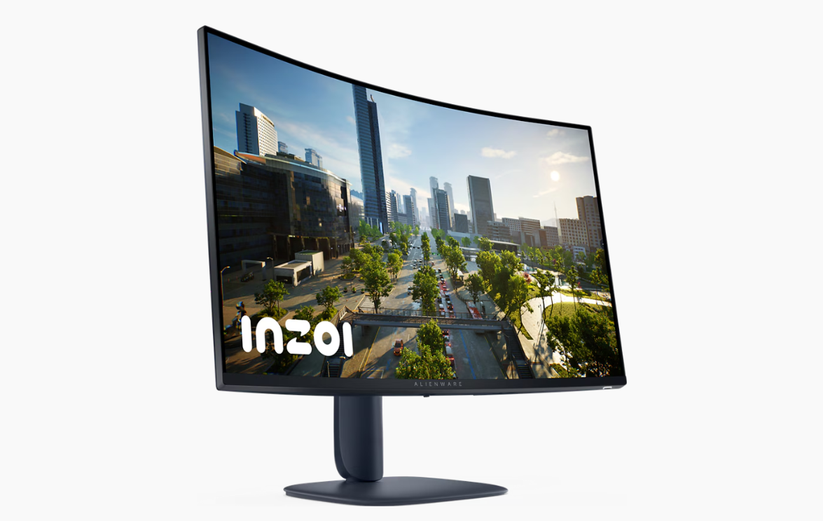 מסך גיימינג קעור Dell Alienware 32'' 2K-QHD VA 180Hz 1MS 3Y-OS