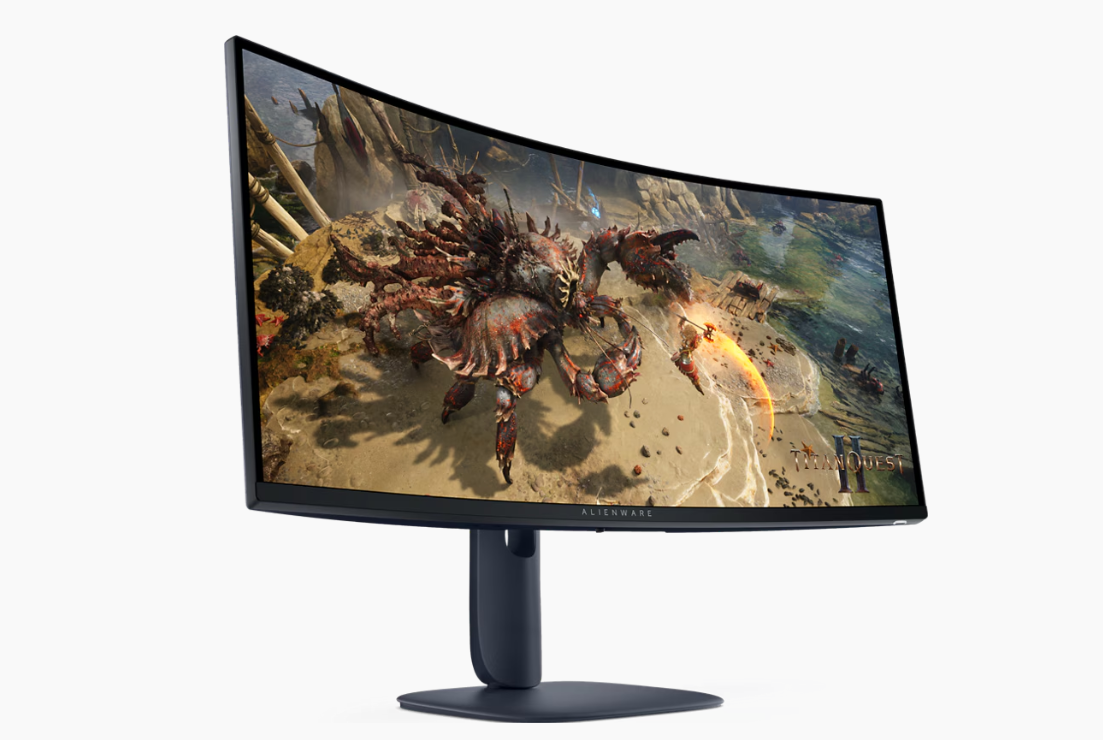 מסך גיימינג Dell Alienware 34'' 2K-WQHD VA 180Hz 1MS 3Y-OS
