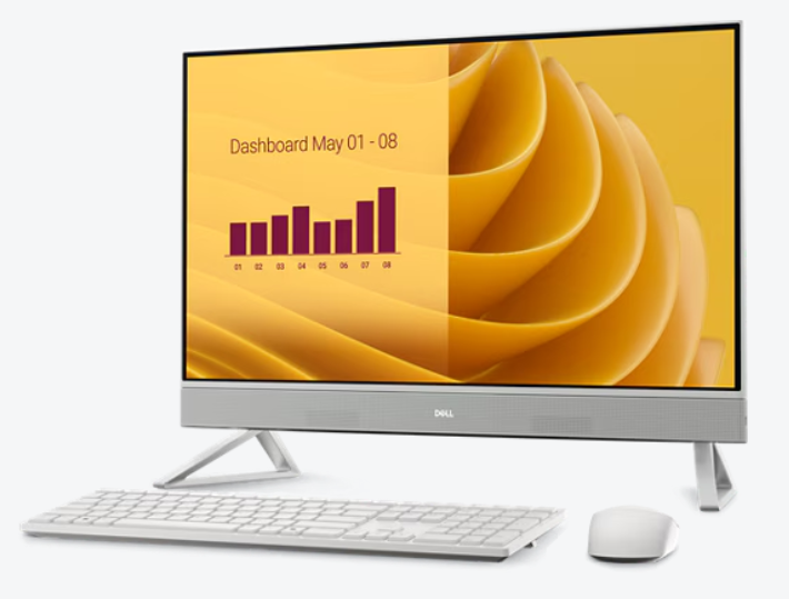 מחשב נייח Dell AIO EC27250 27'' Core 7 150U/32GB/1TB/11P/3Y-OS