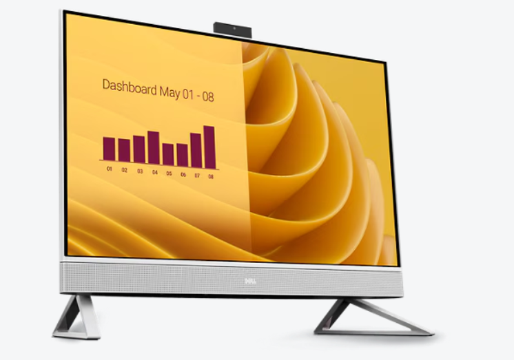 מחשב נייח Dell AIO EC27250 27'' Core 7 150U/32GB/1TB/11P/3Y-OS