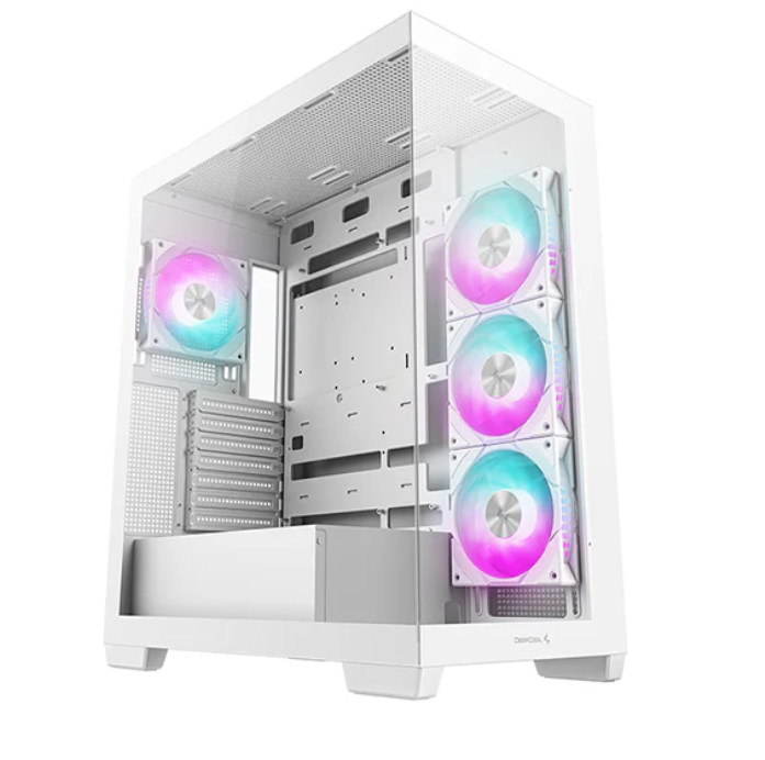 מארז לבן DeepCool CG580 4F V2 White