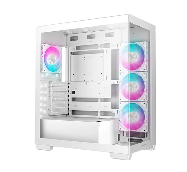 מארז לבן DeepCool CG580 4F V2 White