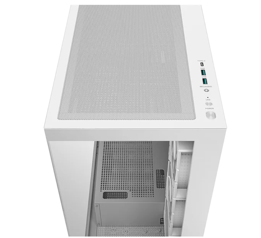 מארז לבן DeepCool CG580 4F V2 White