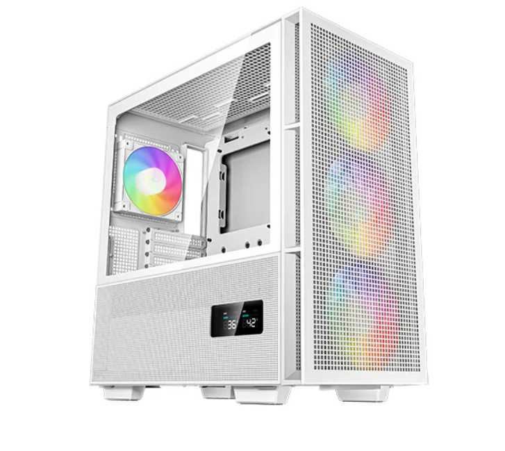 מארז לבן DeepCool CH560 Digital White