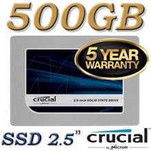 דיסק Crucial MX500 500GB SATA SSD