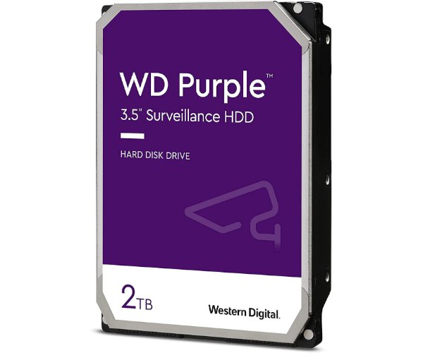 דיסק קשיח WesternDigital 2TB Purple 5400 RPM