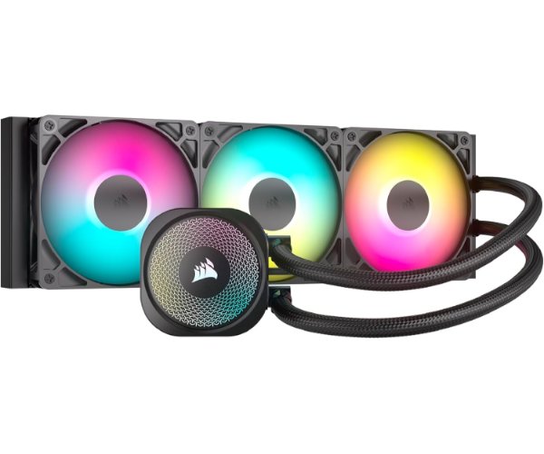 קירור נוזלי Corsair iCUE NAUTILUS 360 RS RGB Black 360mm AIO