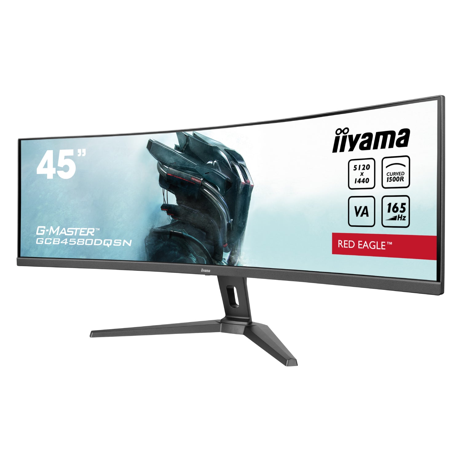 מסך גיימינג קעור IIYAMA G-Master 45" Ultra-Wide VA Dual 2K UWQHD 165Hz 0.8ms