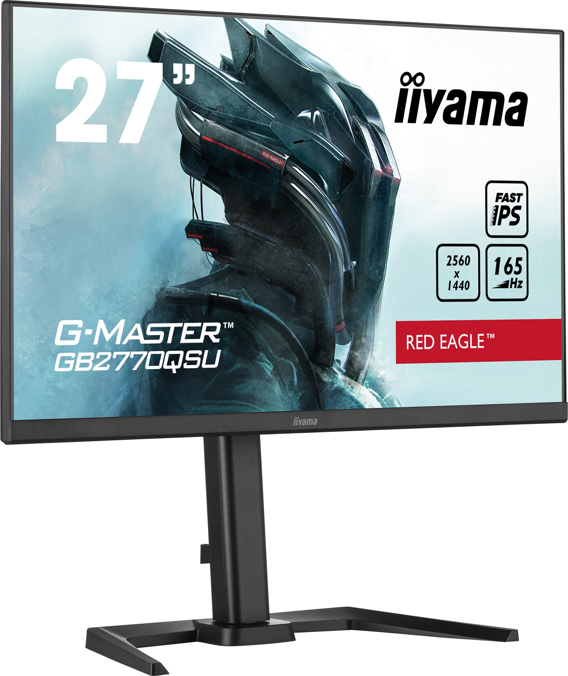 מסך גיימינג IIYAMA G-Master 27" IPS 2K WQHD 165Hz 0.5ms