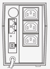 אל פסק Powercom Raptor 1000VA UPS