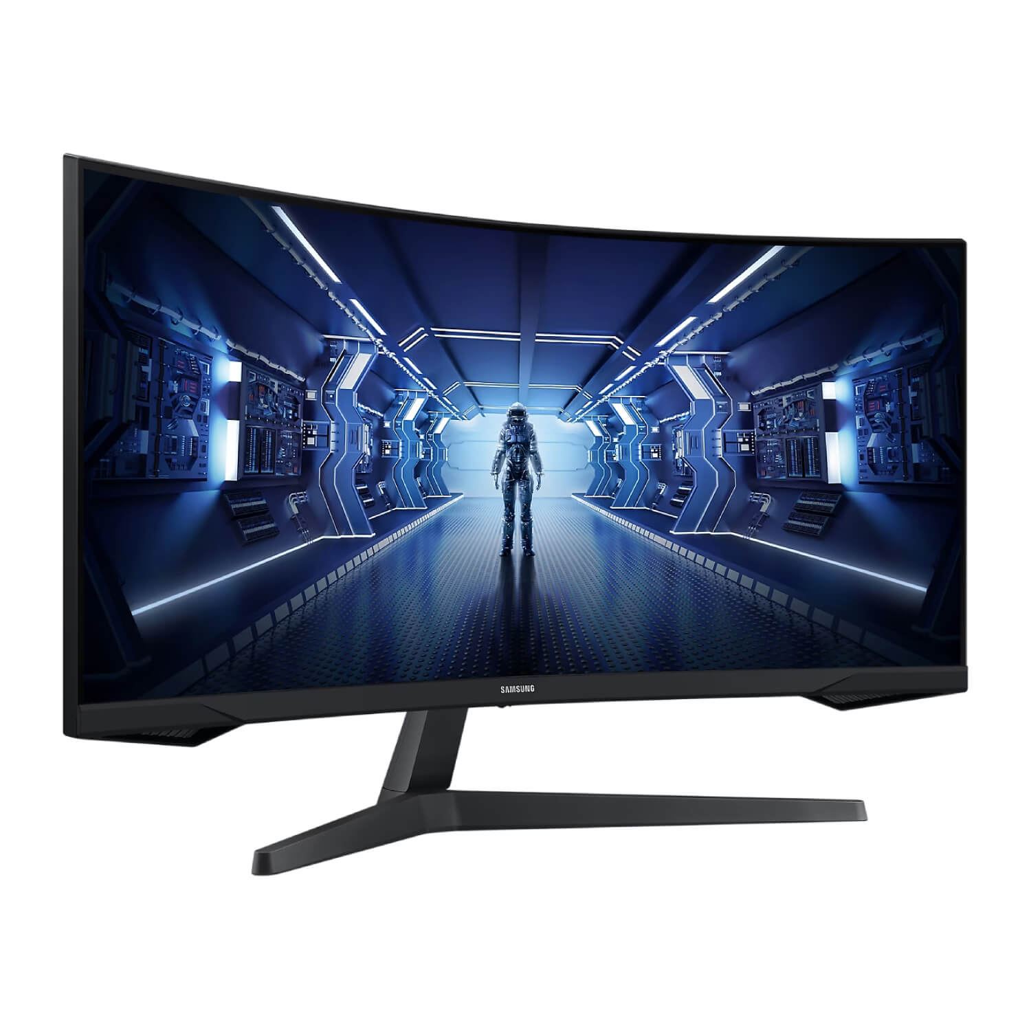 מסך גיימינג קעור Samsung Odyssey G5 Ultra-Wide 34" VA 2K UWQHD 165Hz 1ms