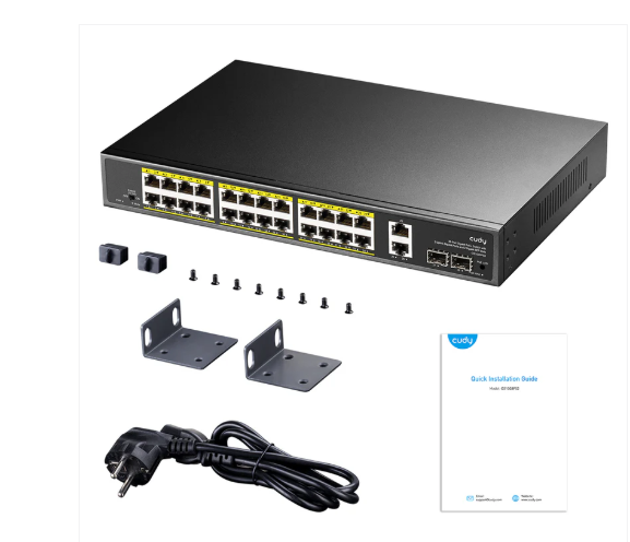 מתג Cudy 24-Port POE Gigabit 300W