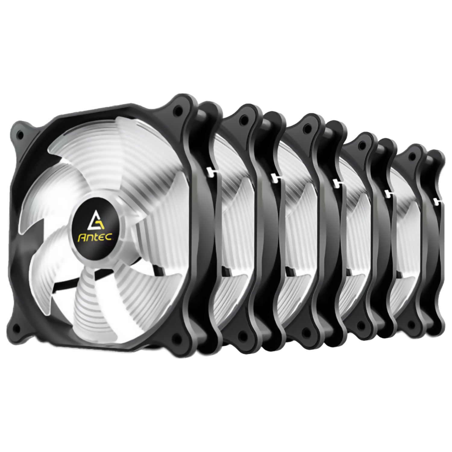 ערכת מאווררים למארז Antec F12 Racing x5 Fans 120mm