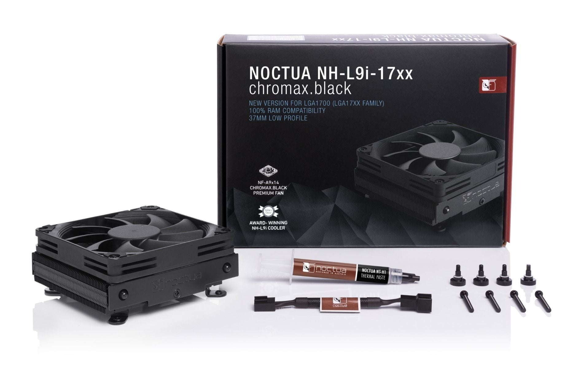 קירור Noctua NH-L9I-17XX Chromax.Black LGA1700 only