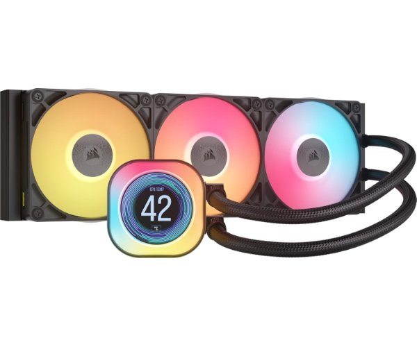 קירור נוזלי Corsair iCUE TITAN 360 RX LCD Balck 360mm AIO