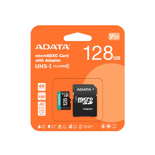 כרטיס זיכרון ADATA Premier Pro 128GB Ultra SDXC