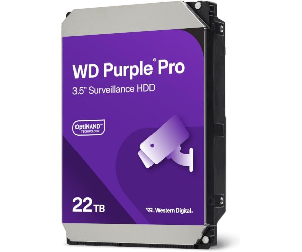 דיסק קשיח WesternDigital 22TB Purple Pro Survailance 7200 RPM