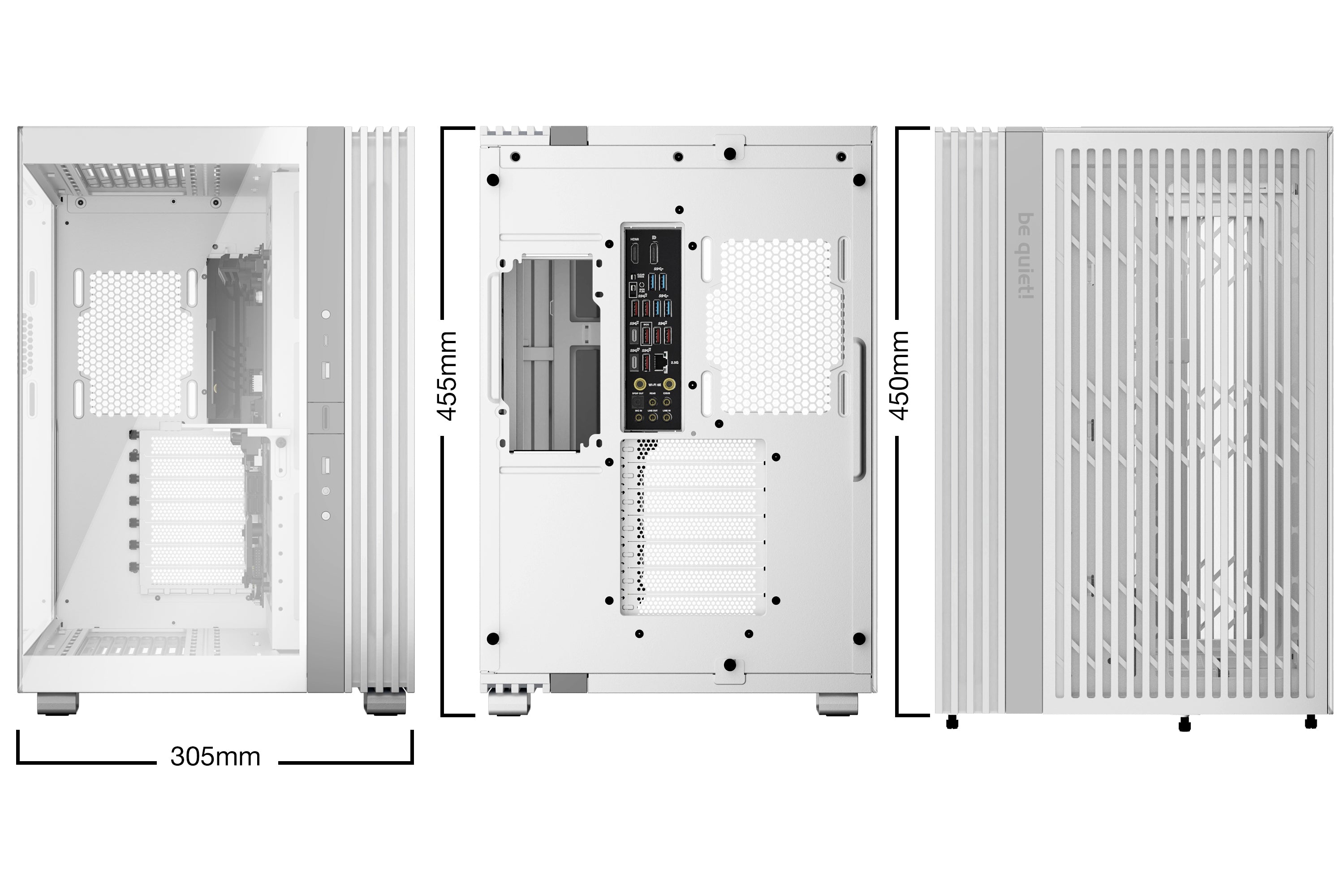 מארז לבן be quiet! LIGHT BASE 600 DX White