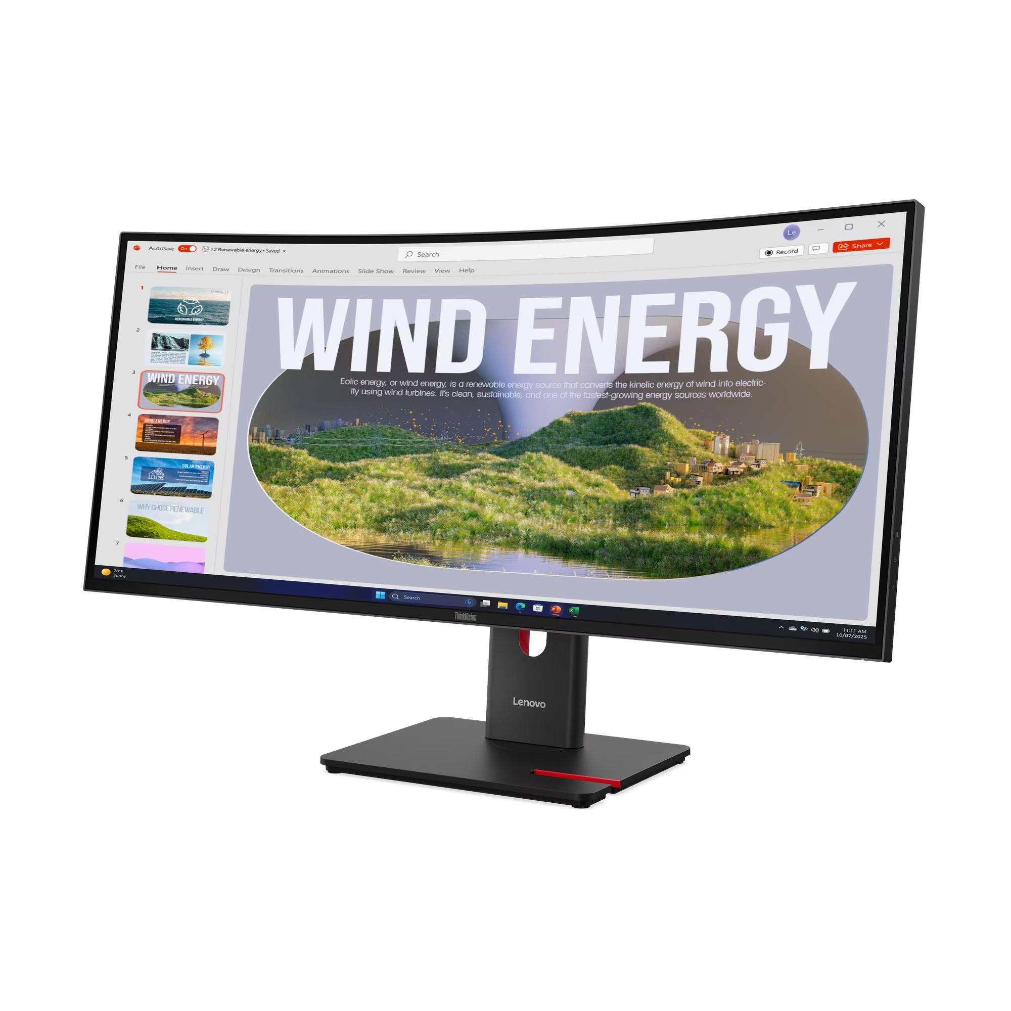 מסך Lenovo ThinkVision T34WD-40 34'' 2K-WQHD IPS