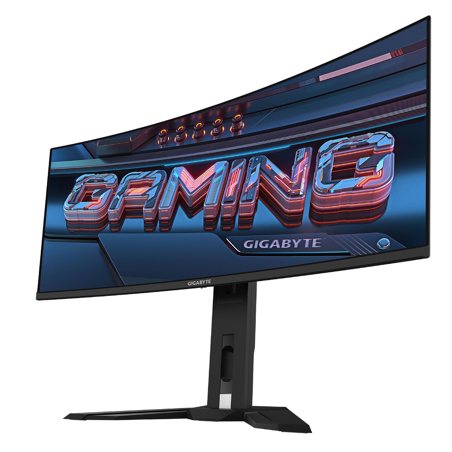 מסך גיימינג קעור Gigabyte MO34WQC 34" Ultra-Wide QD-OLED 2K WQHD 175Hz 0.3ms