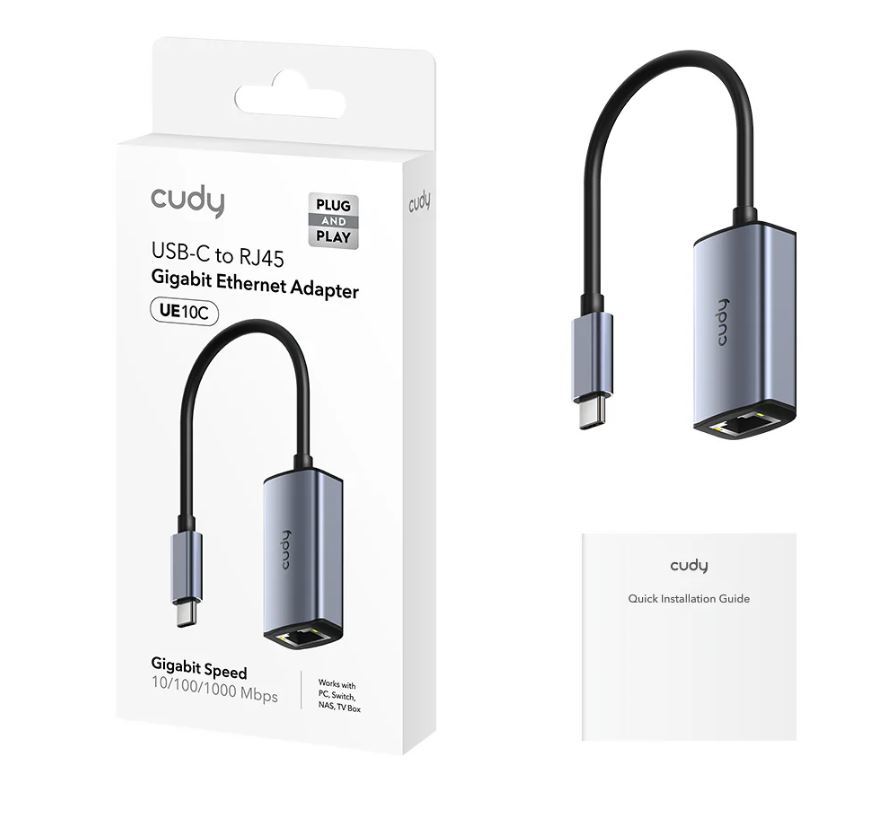 מתאם רשת Cudy Type-C To Lan