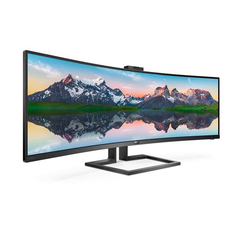 מסך קעור Philips 49'' 2K QHD VA