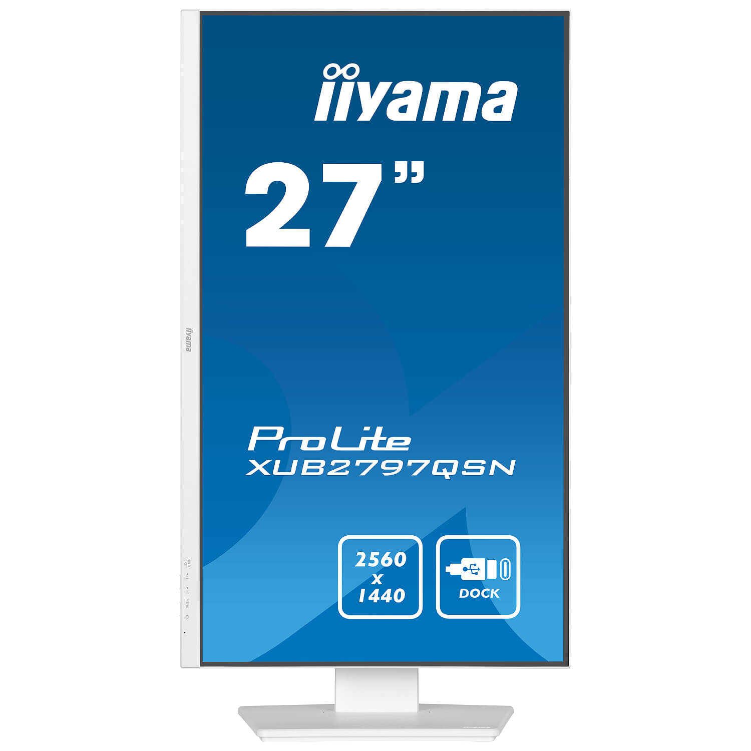 מסך לבן IIYAMA 27" ProLite IPS WQHD 100Hz 1ms