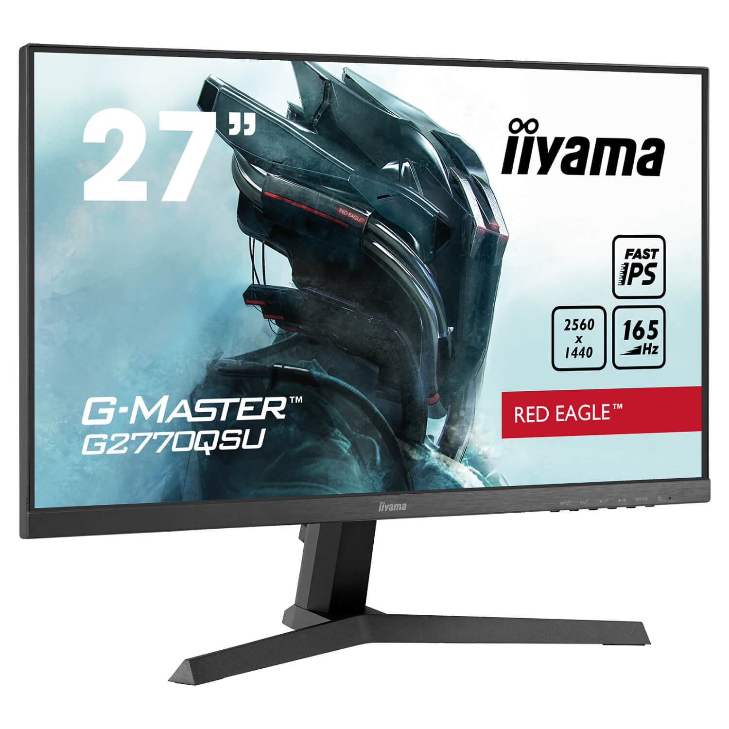 מסך גיימינג IIYAMA G-Master 27" IPS 2K WQHD 165Hz 0.5ms