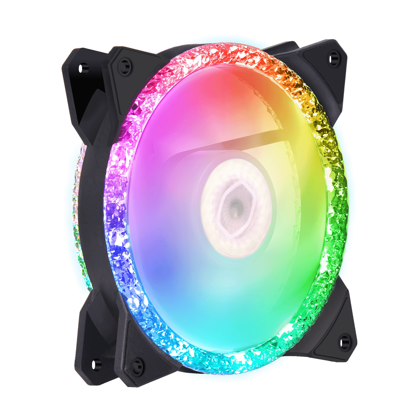 ערכת מאווררים למארז CoolerMaster MasterFan MF120 Prismatic 3x Fans 120mm