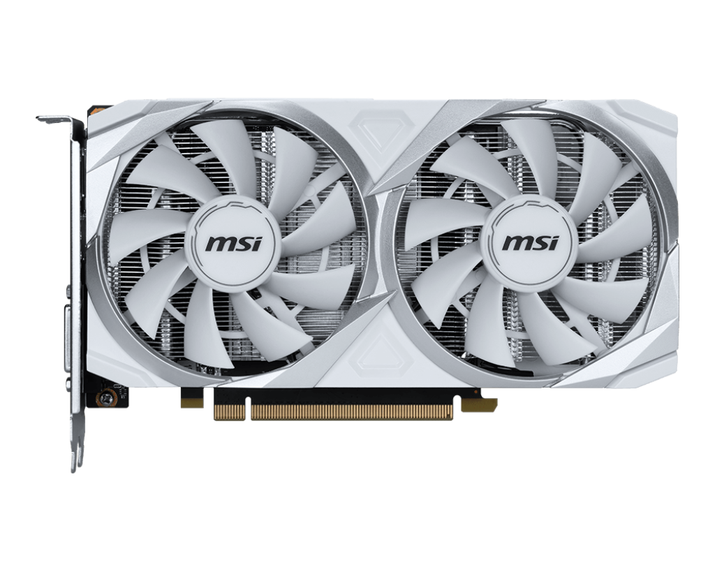 כרטיס מסך לבן MSI GeForce RTX 3050 8GB Ventus 2X XS