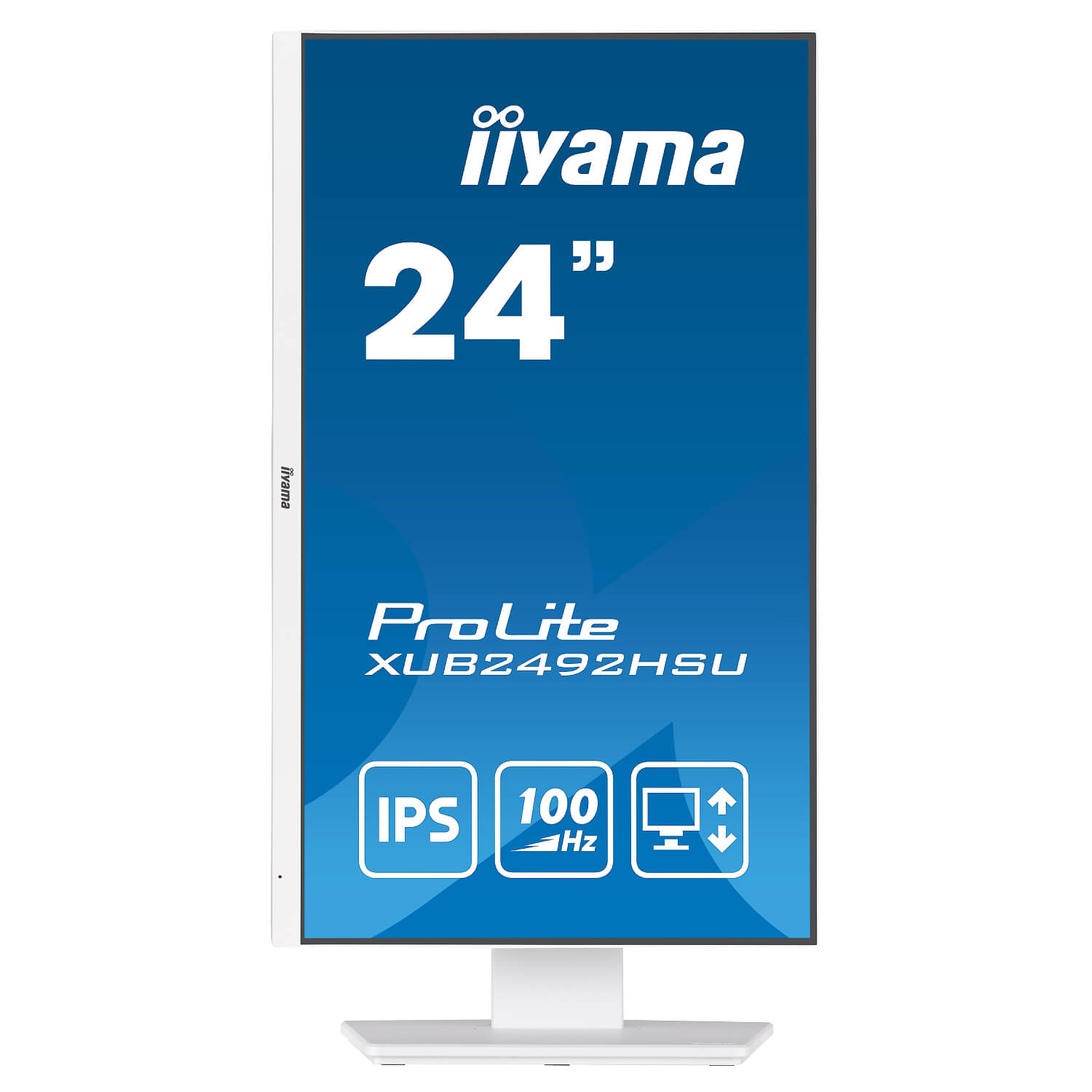 מסך לבן IIYAMA 24" ProLite IPS FHD 100Hz