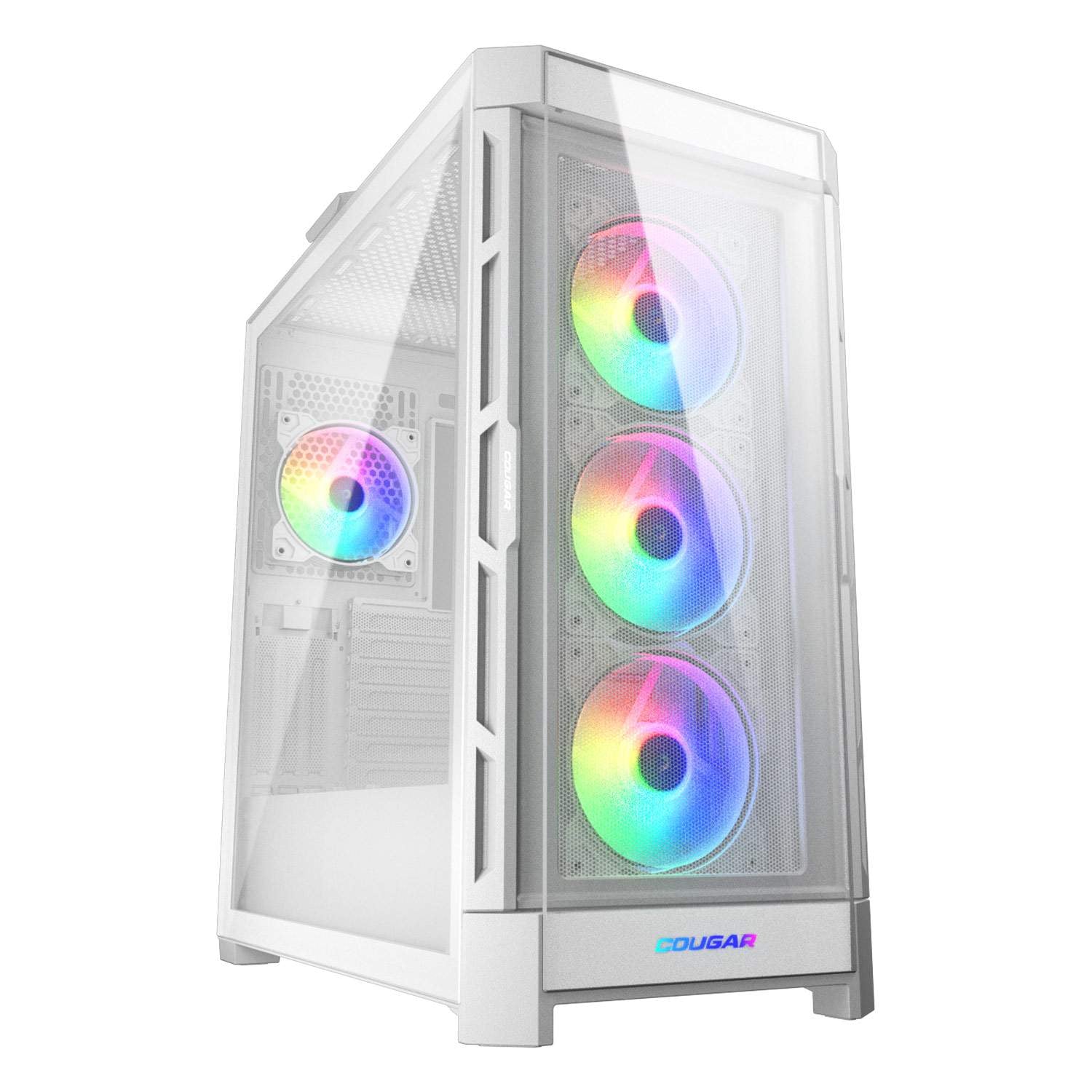 מארז בצבע לבן Cougar DUOFACE PRO ARGB