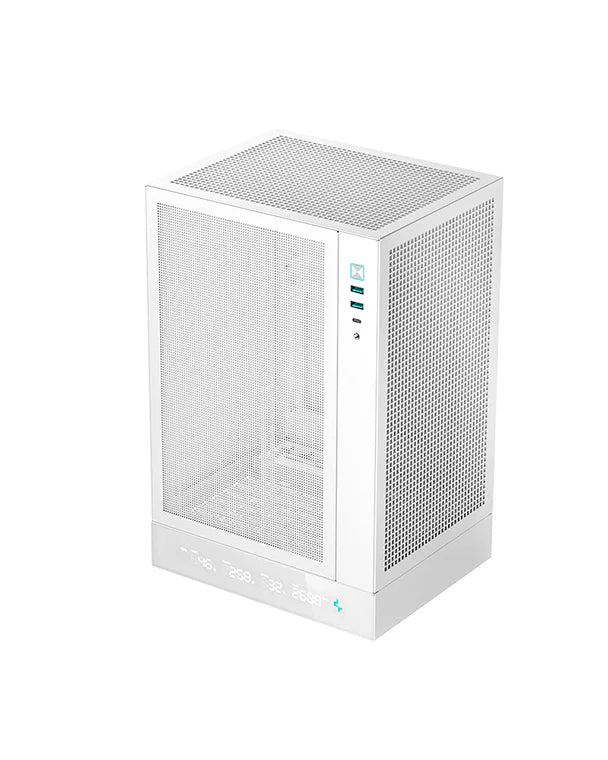 מארז לבן DeepCool CH170 Digital White
