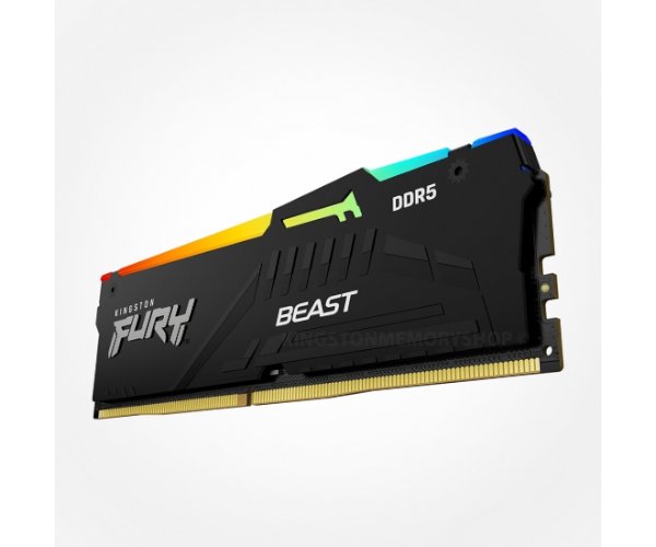 זיכרון לנייח Kingston Fury Beast RGB 16GB 1X16 DDR5 5600Mhz