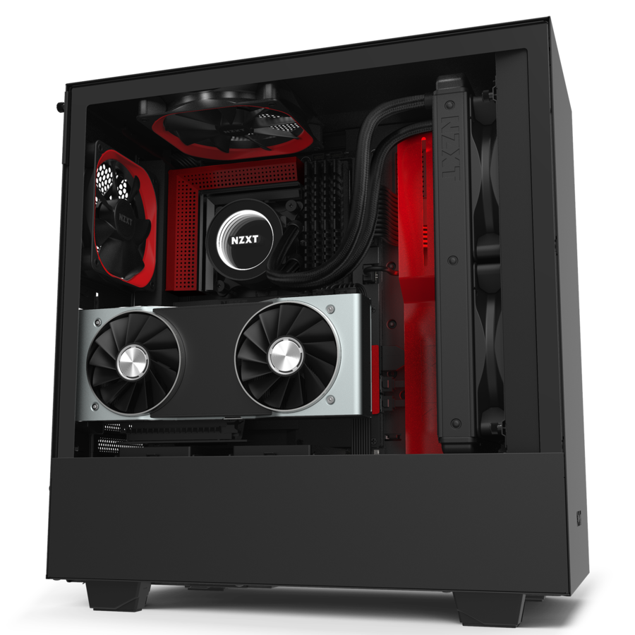 מארז NZXT H510i Matte Red