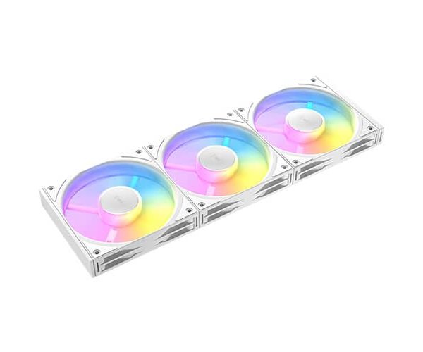 ערכת שלושה מאווררים למארז Antec Connect C120 Reverse ARGB White 3X Fans