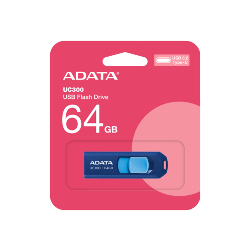 דיסק און קי ADATA UC300 64GB Blue