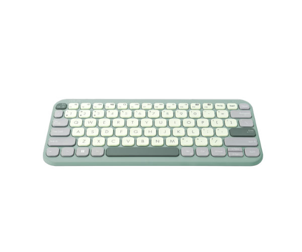 מקלדת אלחוטית ASUS KW100 Marshmallow BT Green Tea 75%