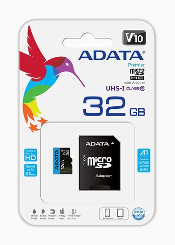 כרטיס זיכרון ADATA Premier 32GB Ultra SDXC