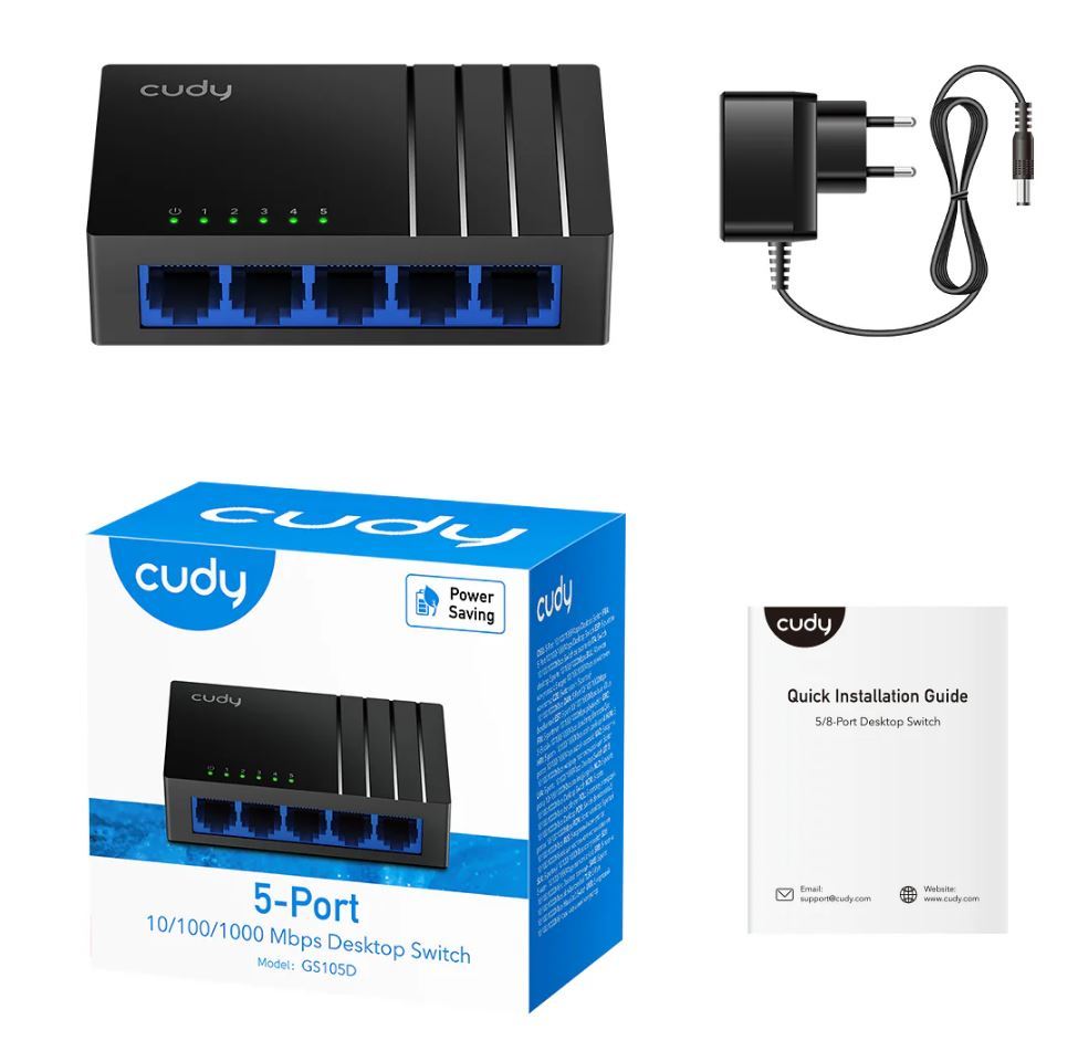 מתג Cudy 5-Port Gigabit
