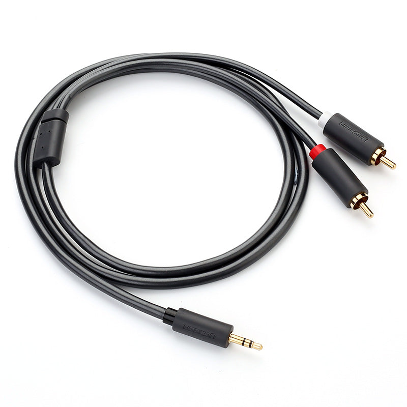 כבל אודיו UGreen 3.5mm AUX To RCA 2M