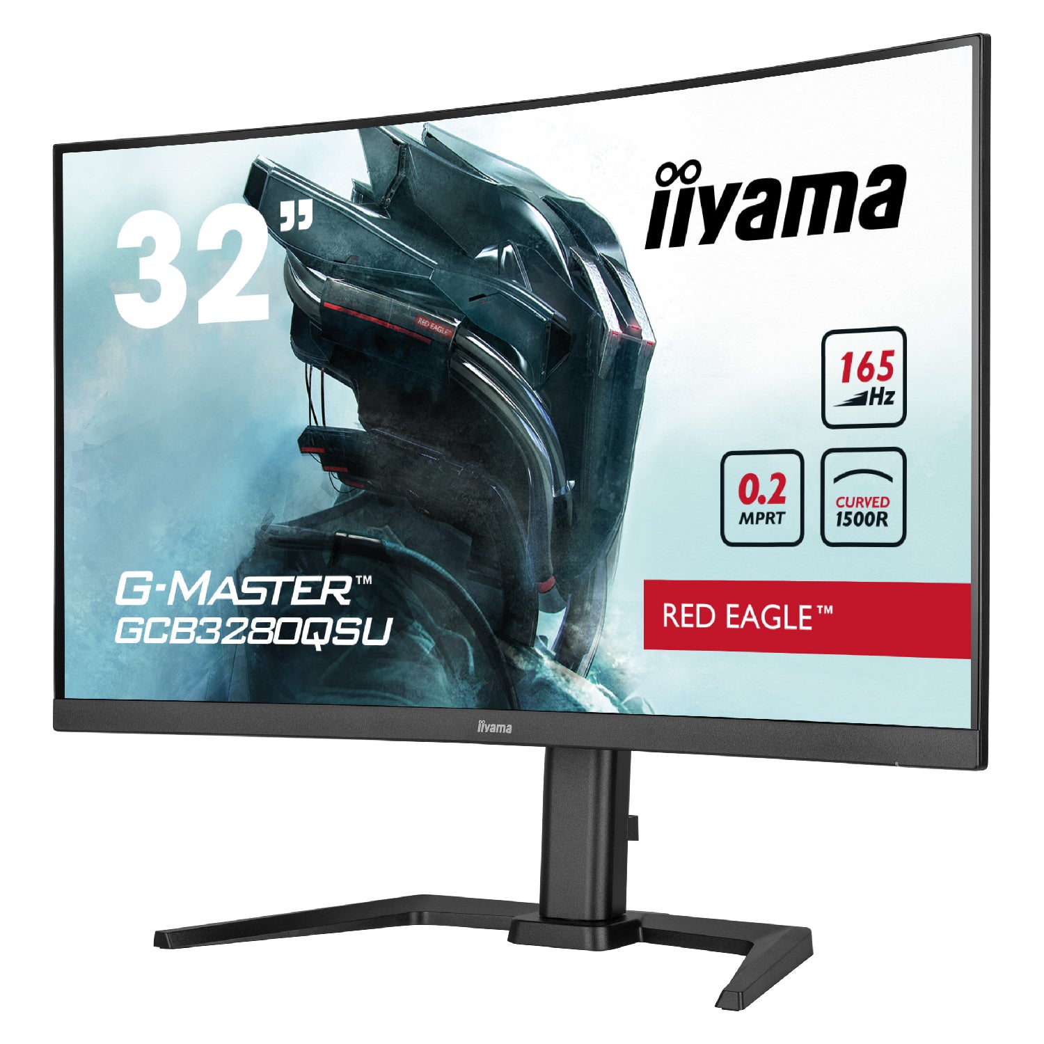 מסך גיימינג קעור IIYAMA G-Master 31.5" VA 2K WQHD 165Hz 0.2ms