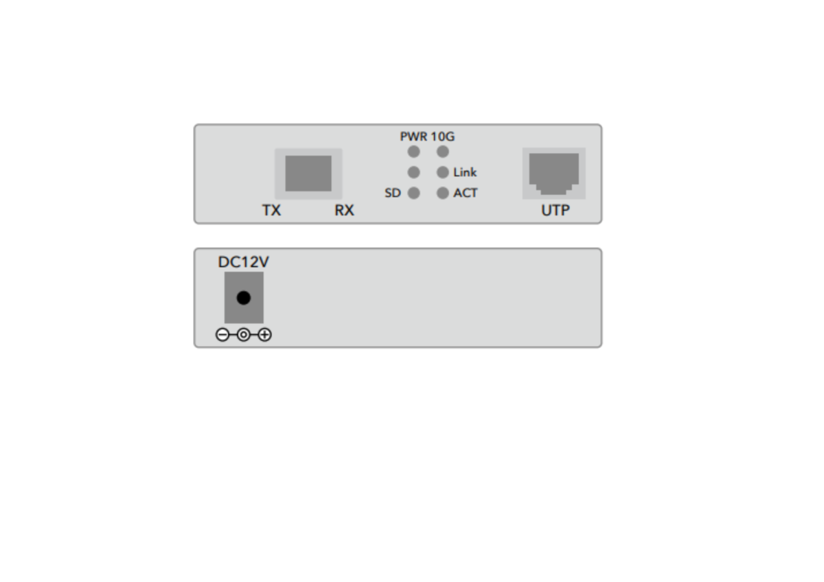 ממיר לסיב אופטי Cudy 10 Gigabit Ethernet Media Converter