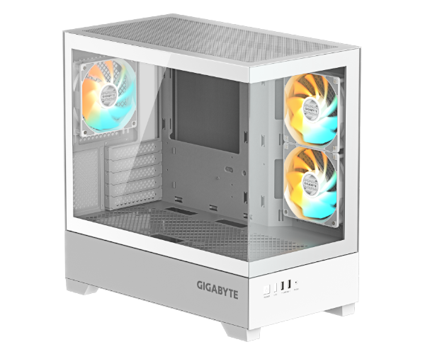 מארז לבן Gigabyte C201 Panoramic ICE