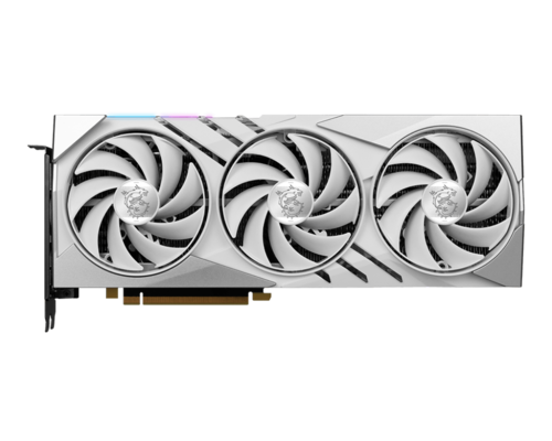 כרטיס מסך בצבע לבן MSI GeForce RTX 4070TI SUPER 16GB GAMING X SLIM