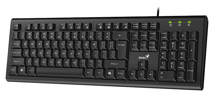 מקלדת חוטית Genius KB-113 Heb/EN/Arabic