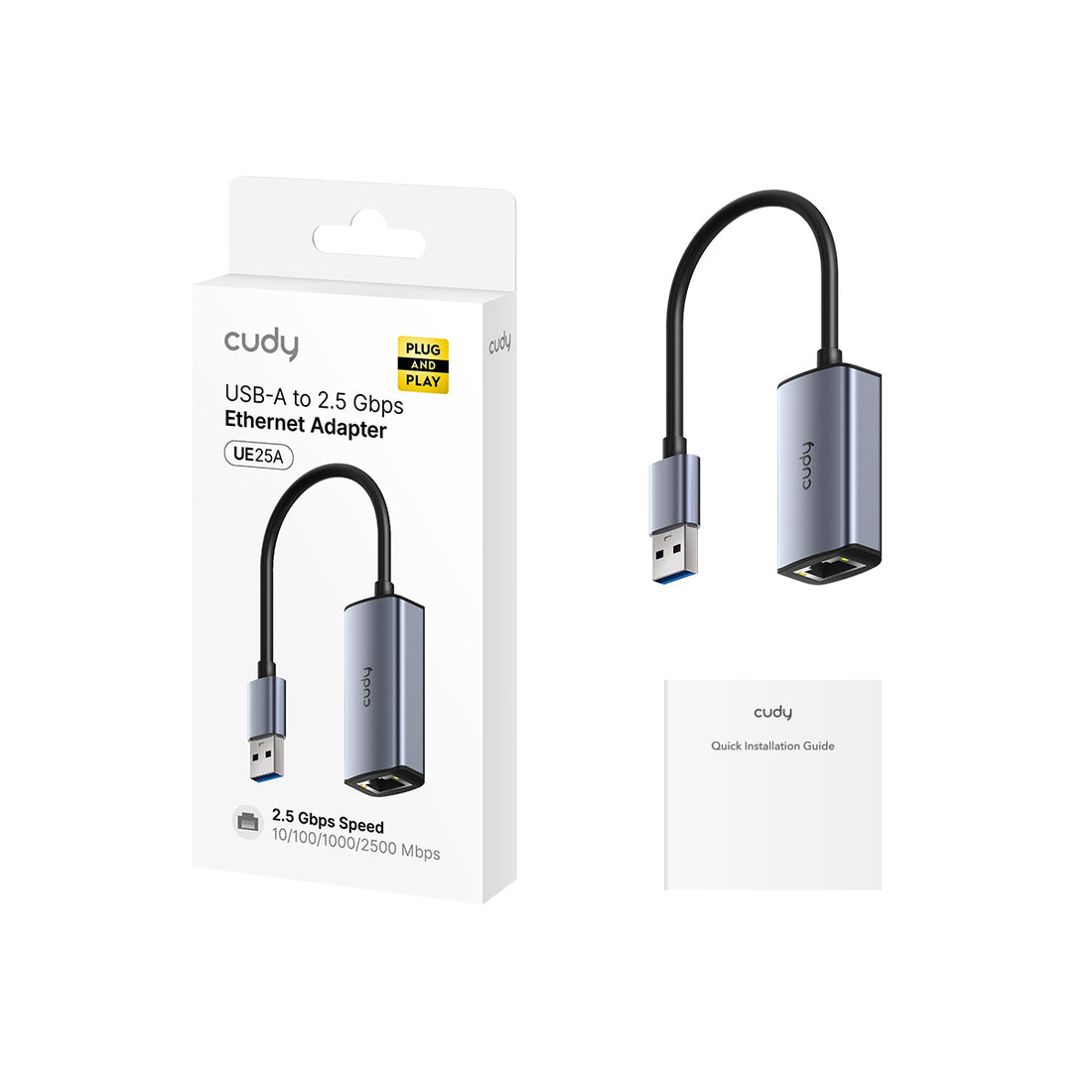 מתאם רשת Cudy USB To Lan 2.5G