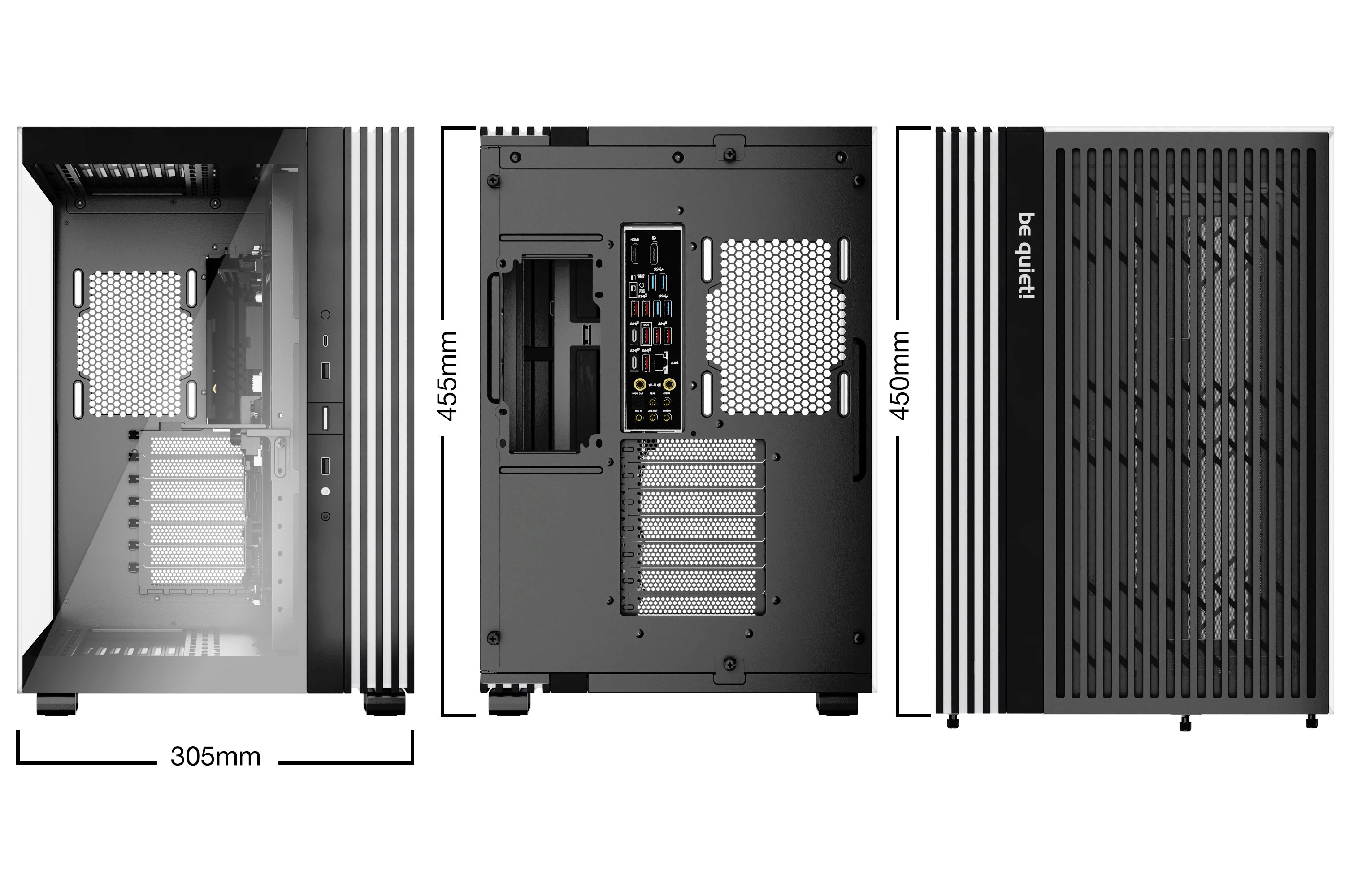 מארז be quiet! LIGHT BASE 600 DX Black